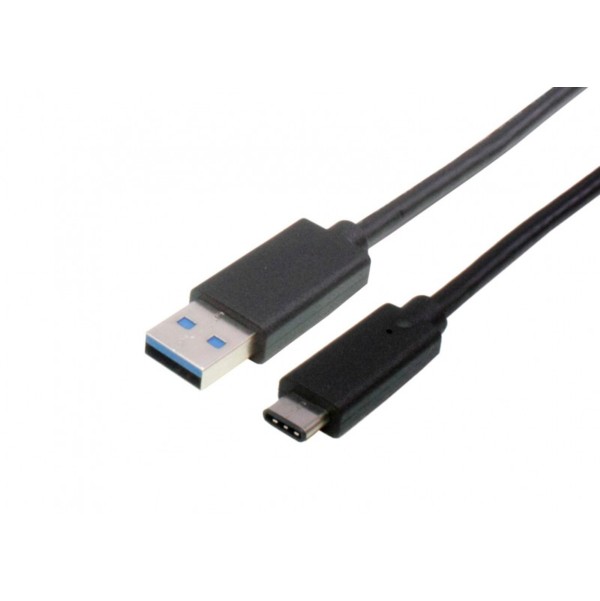 391160 CABLE USB 3.0 Tipo A / USB 3.1 Tipo C 1mt negro