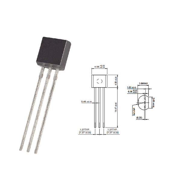 BS170 TO92 N-MOSFET 0,5A 60V