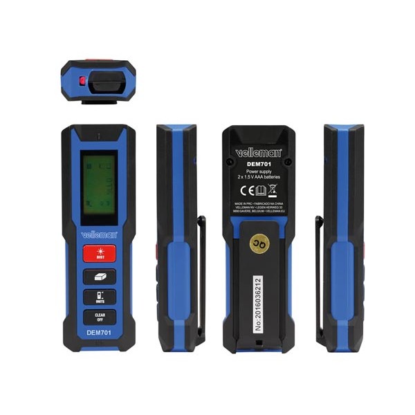 Electrónica Gimeno | MEDIDOR DE DISTANCIA DIGITAL CON LÁSER - 30 m