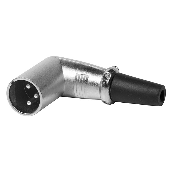 Conector XLR3 Macho Acodado