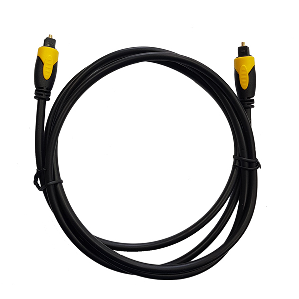 CABLE DE AUDIO FIBRA OPTICA TOSLINK M-M 1,5MT 0600