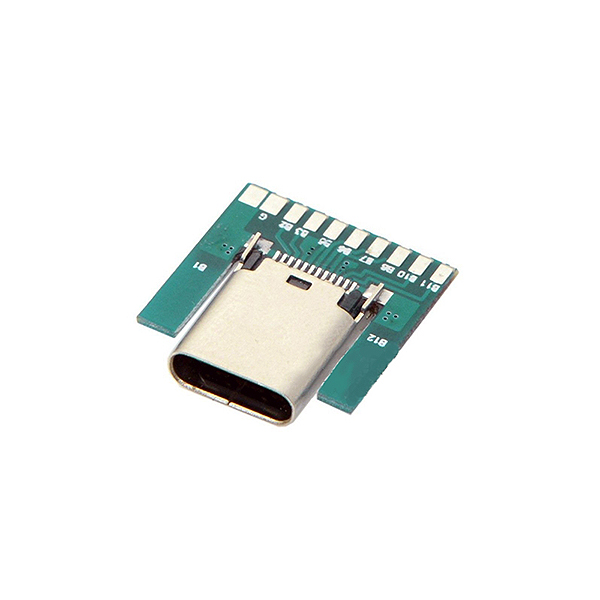 USB-C Hembra con placa circuito impreso