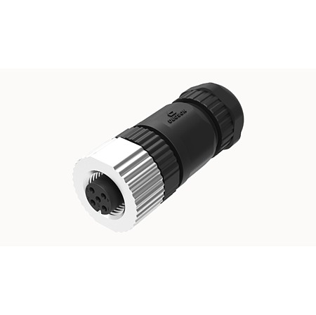 Conector Circular M12 4 Contactos Hembra