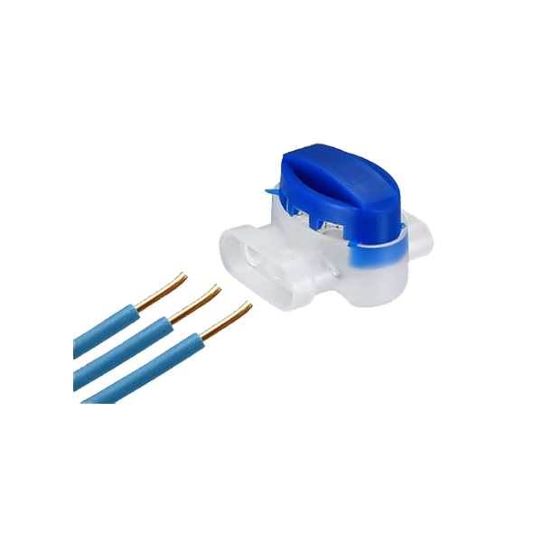 Bloque empalme 3 conexiones Rellenas de Gel 