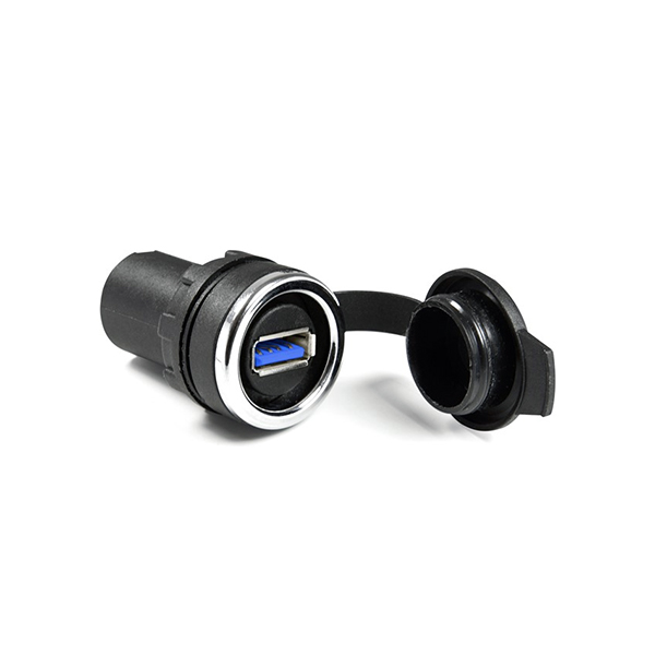 Adaptador USB 3.0 Hembra/Hembra Chasis 22mm