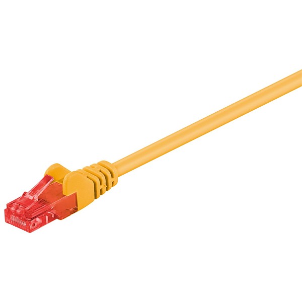 Latiguillo Cat6 UTP 1mts AMARILLO CCA