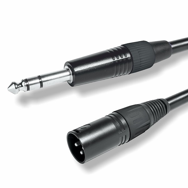 Cable de Sonido Profesional XLR3 M - JACK6,3ST M 3mt