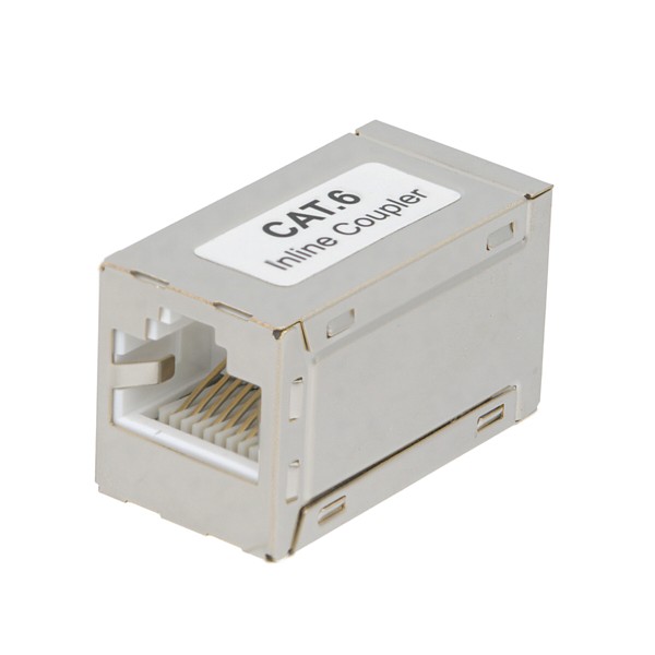 Adaptador RJ45 Hembra/Hembra FTP CAT6 Slim
