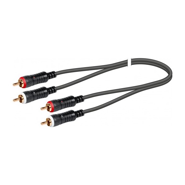 EQ652570 Cable 2 RCA/2 RCA 0,7mts