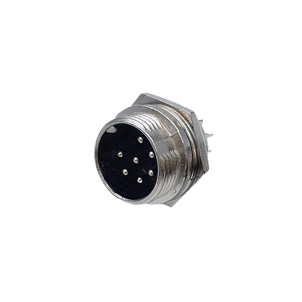 Conector GX16 7Pin Macho Empotrable