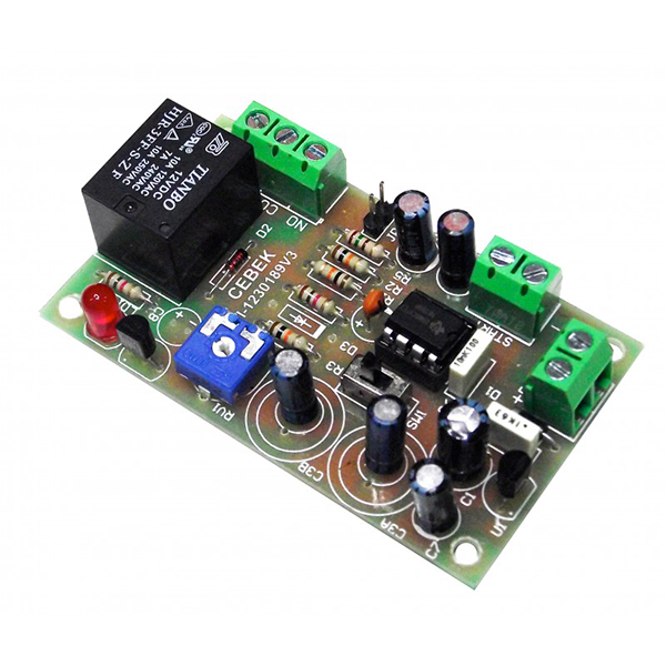 TEMPORIZADOR 12V 0,1 seg a 4 min 7(2)Amp I-1
