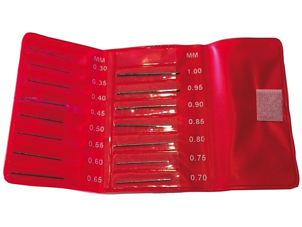 JUEGO BROCAS 0,30 A 1mm. 15 pzs