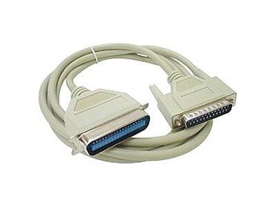 CABLE IMPRESORA PARALELO DB25/CN36 1,8MT inyectado 