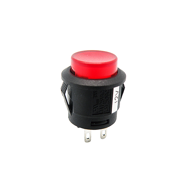 3617R Interruptor Pulsacion M16 luminoso 12V
