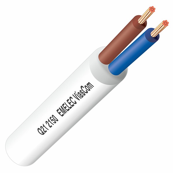 MANGUERA H05VV-F 2x1,5 BLANCO (100mts)