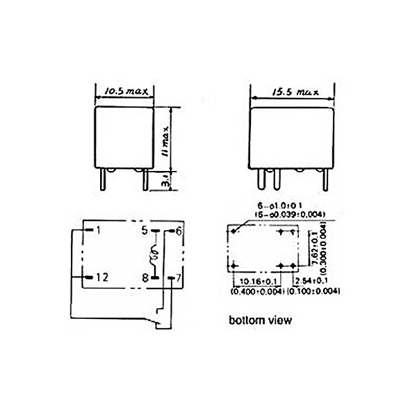 Relè Reed HAMLIN HE721A24-31 DIL, Nuovo, 1 Pezzo