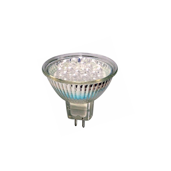 BOMBILLA LED 12V MR16 1W AZUL (hasta finalizar existencias)