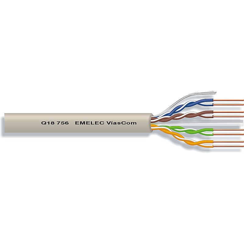 Cable UTP Cat6 CCA rigido 125mts