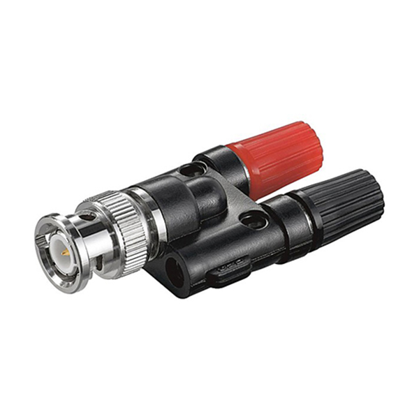 Adaptador BNC Macho/2xBANANA 4mm